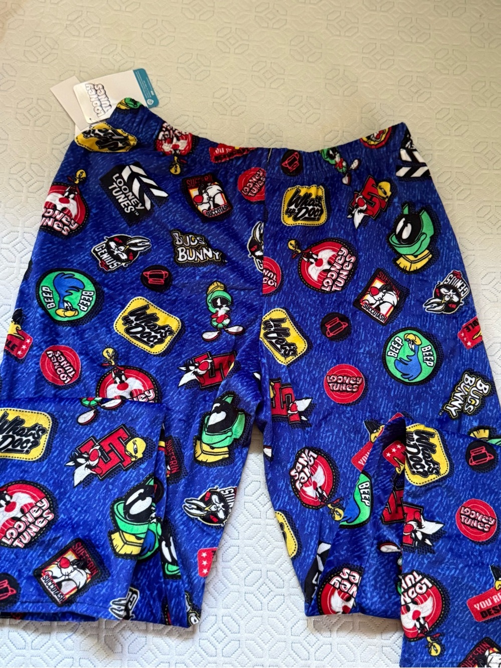 Warner Bros. Looney Tunes Blue Character Print Pajama Pants